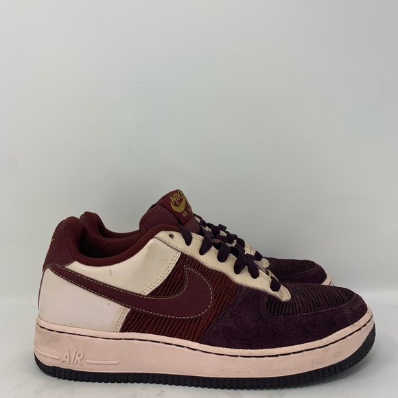 nike air force 1 womens burgundy